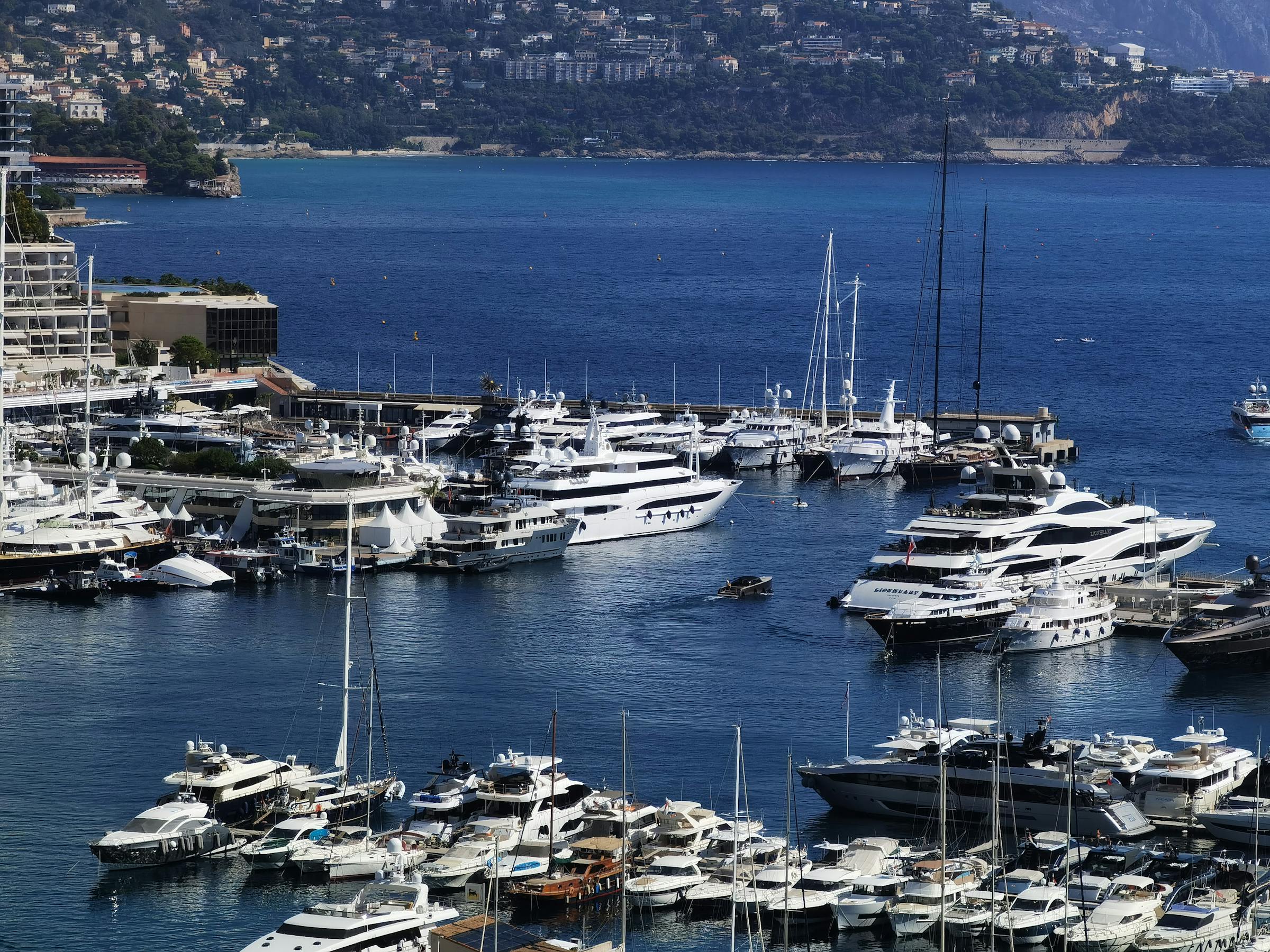 Marina Frapa Rogoznica aerial view showing yacht berths and facilities